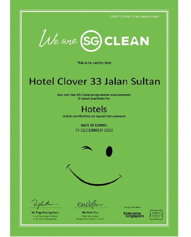 סינגפור Hotel Clover 33 Jalan Sultan מראה חיצוני תמונה